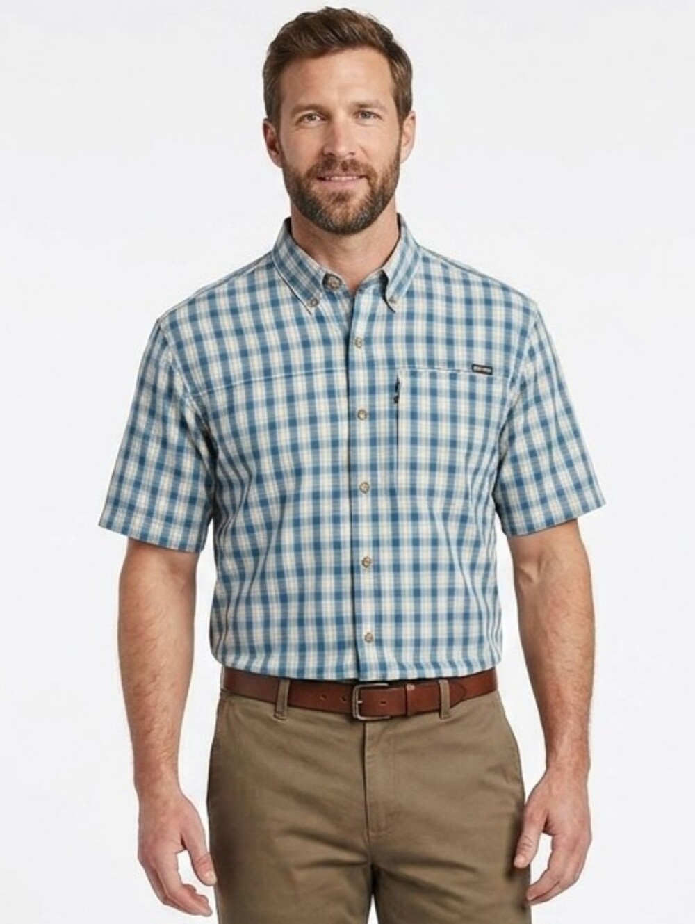 Eddie Bauer Outdoor Button Down Shirt Size Large